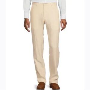 Baird McNutt 100% Linen Alex Murano Slim Trouser Pants 36 x 30